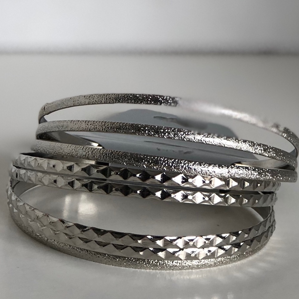 Silver Bangles - Picture 3 of 4